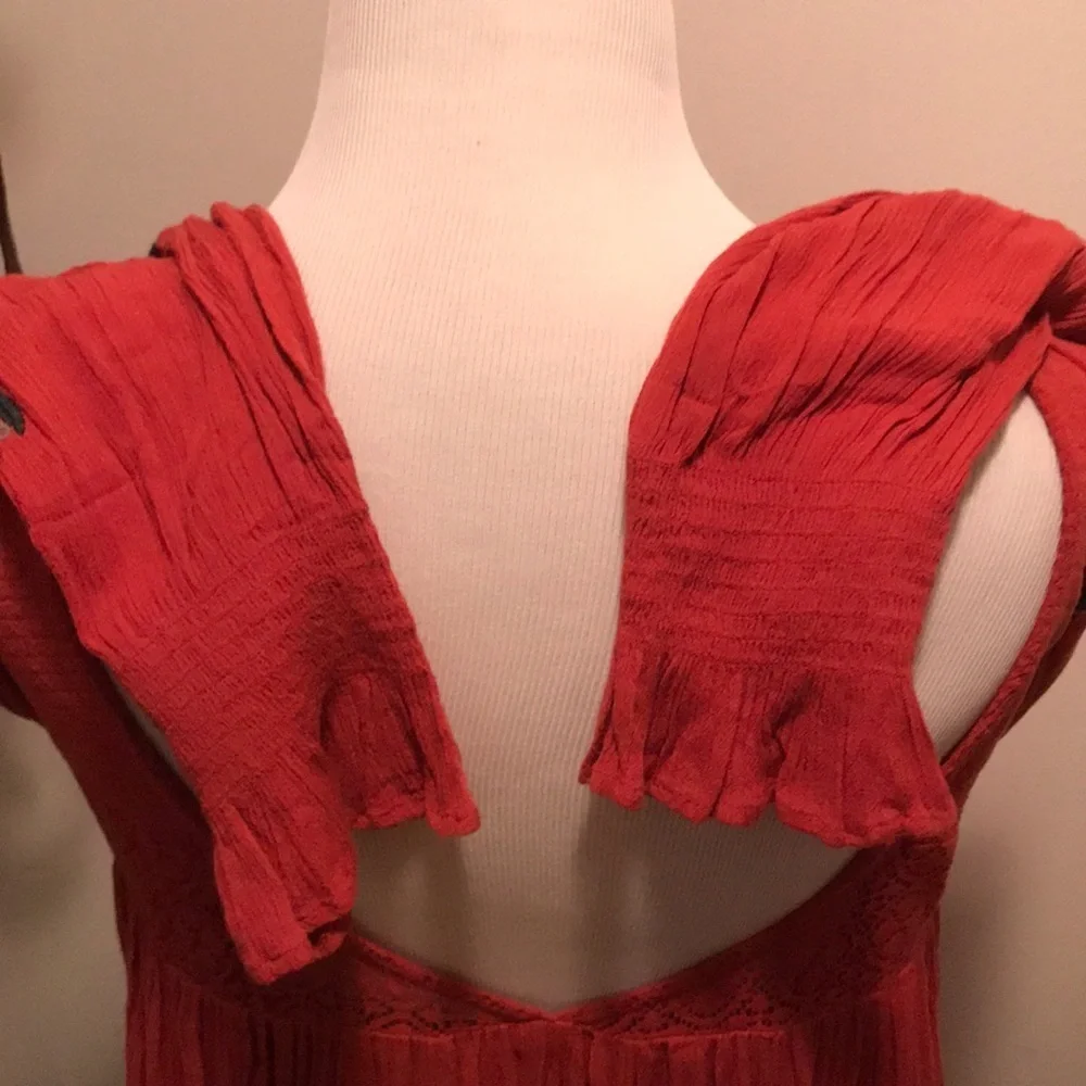 SALE New Free People embroidered Moya Mohave dress sz S